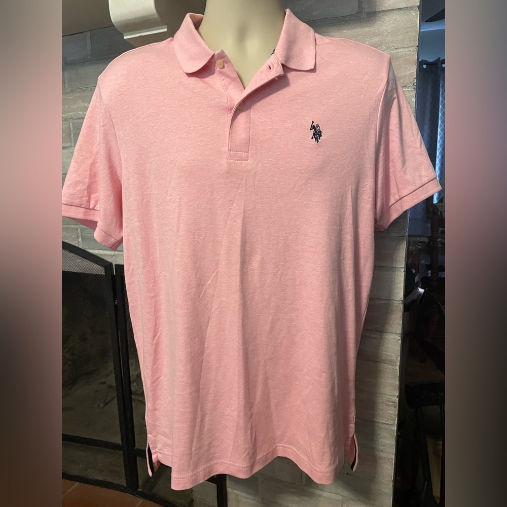 Polo association luxury‎ feel men’s size medium pink polo